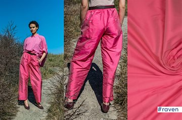 taft stof, pink stof